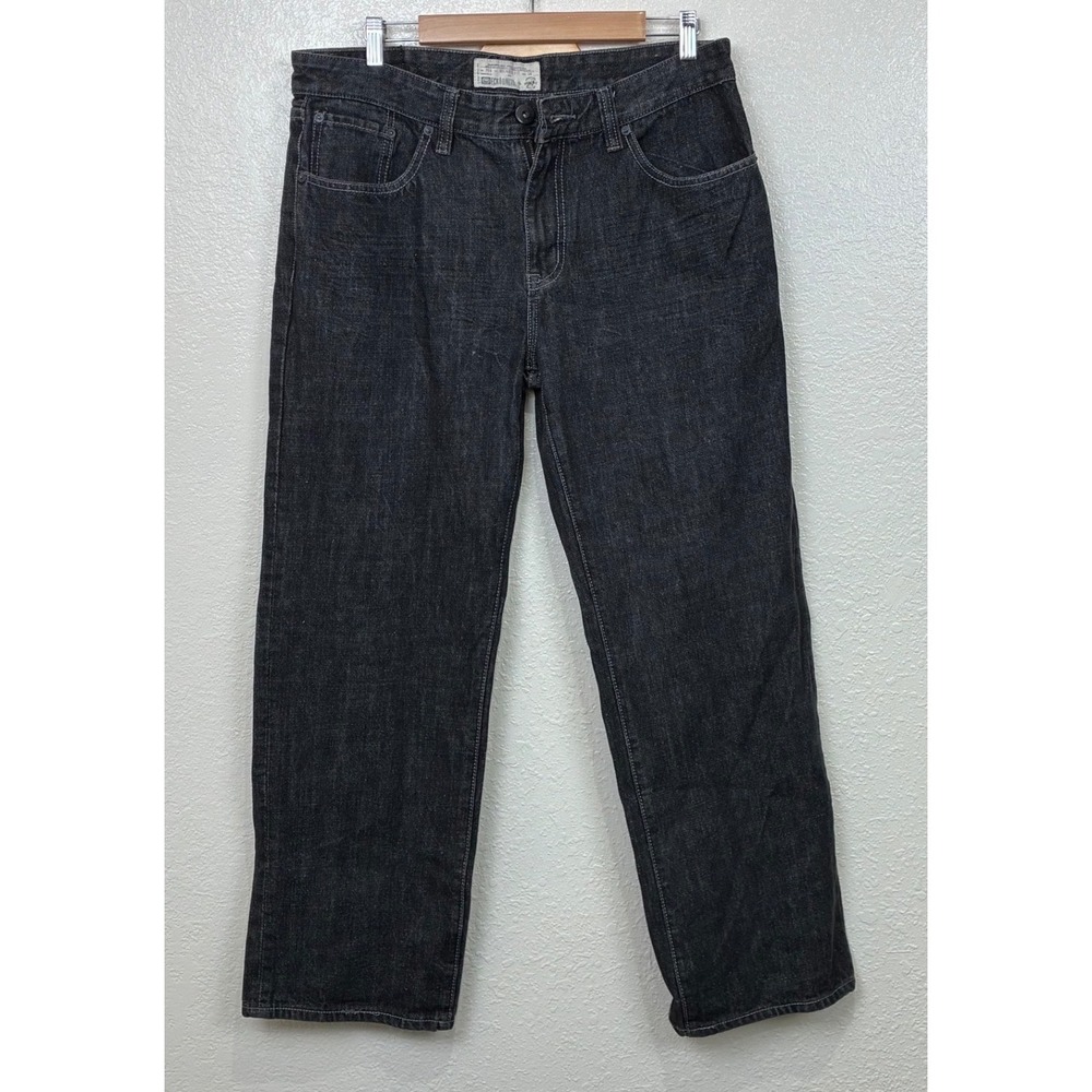 Ekco Unltd. Mens Classic Straight Leg Jeans‎ Dark Wash Denim 36x32